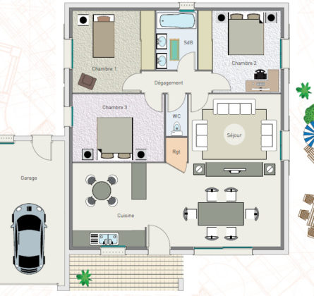 Maison de 82m² + terrain sur Saint-Martin-de-Crau - constrcuteur de maison - Villas la Provençale