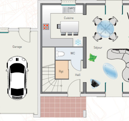 Maison Neuve a construire 80m² – Manduel 205m² - constrcuteur de maison - Villas la Provençale