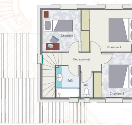 Maison Neuve a construire 80m² – Manduel 205m² - constrcuteur de maison - Villas la Provençale