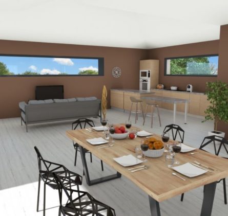 Votre très jolie villa de 80 M2 sur terrain plat et piscinable - constrcuteur de maison - Villas la Provençale