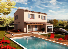 Terrain de 510m² avec villa de 112m² à Saint Mitre les Remparts !