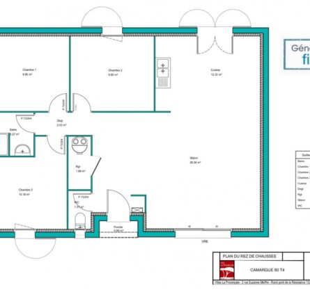 PIOLENC – Maison 3 chambres RE2020 - constrcuteur de maison - Villas la Provençale