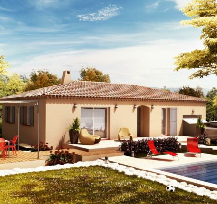 SORGUES 84700- terrain  400m² - constrcuteur de maison - Villas la Provençale