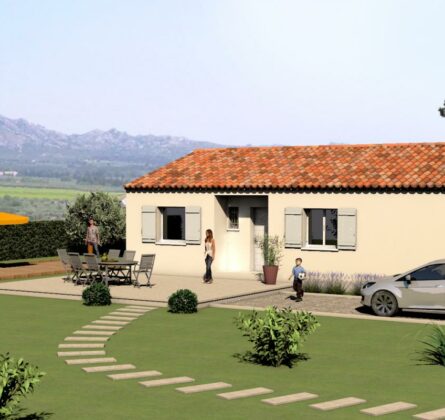 MAISON 2 CHAMBRES – RE 2020 - constrcuteur de maison - Villas la Provençale