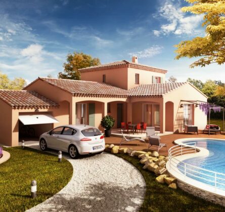 Terrain à bâtir 600m² - constrcuteur de maison - Villas la Provençale