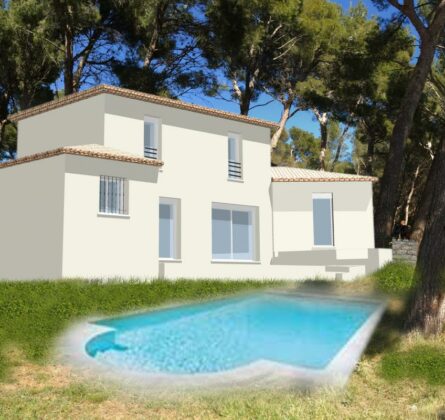 Terrain à bâtir 410m² - constrcuteur de maison - Villas la Provençale