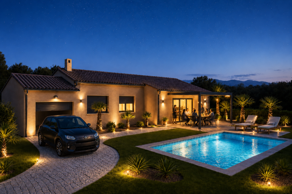 TRES RARE TERRAIN VIABILISE DE 650 M2 HORS LOTISSEMENT