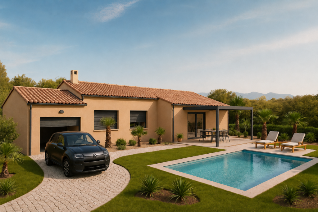 MAISON NEUVE AU PIED DU MONT VENTOUX
