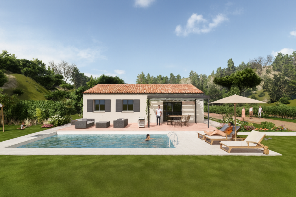 SUPERBE TERRAIN VIABILISE DANS UN PETIT LOTISSEMENT