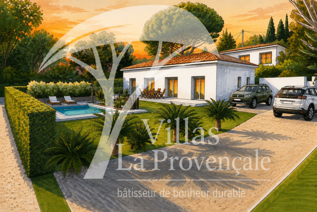 TERRAIN DE PRESTIGE – En Exclusivité- « Aux portes d&rsquo;AIX » vue dégagée
