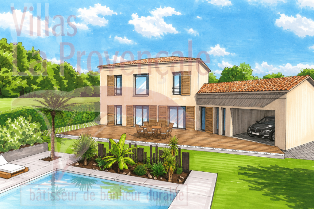 TERRAIN DE PRESTIGE – En Exclusivité- « Aux portes d&rsquo;AIX » vue dégagée